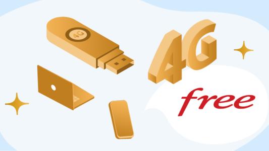 clé 4g free illimité
